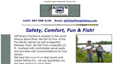 Desktop Screenshot of jeffkingfishing.com